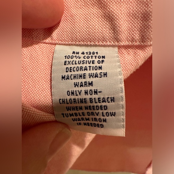 Ralph Lauren Men’s Pink Button Down Shirt - Picture 9 of 10